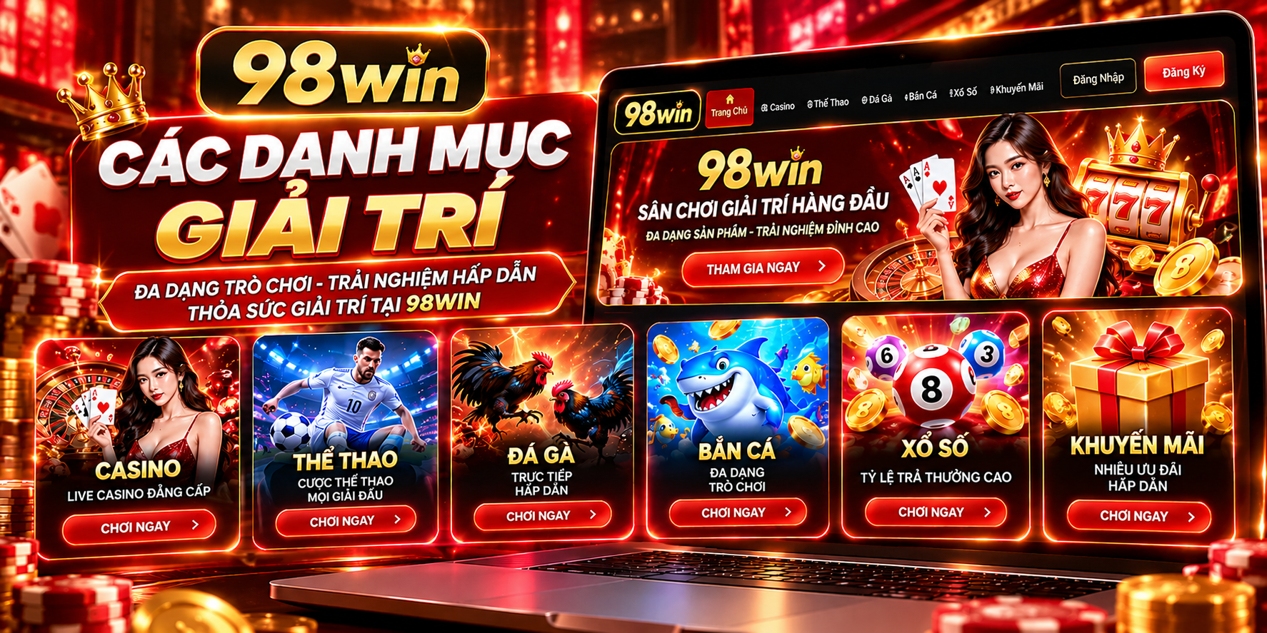 Các danh mục giải trí 98WIN